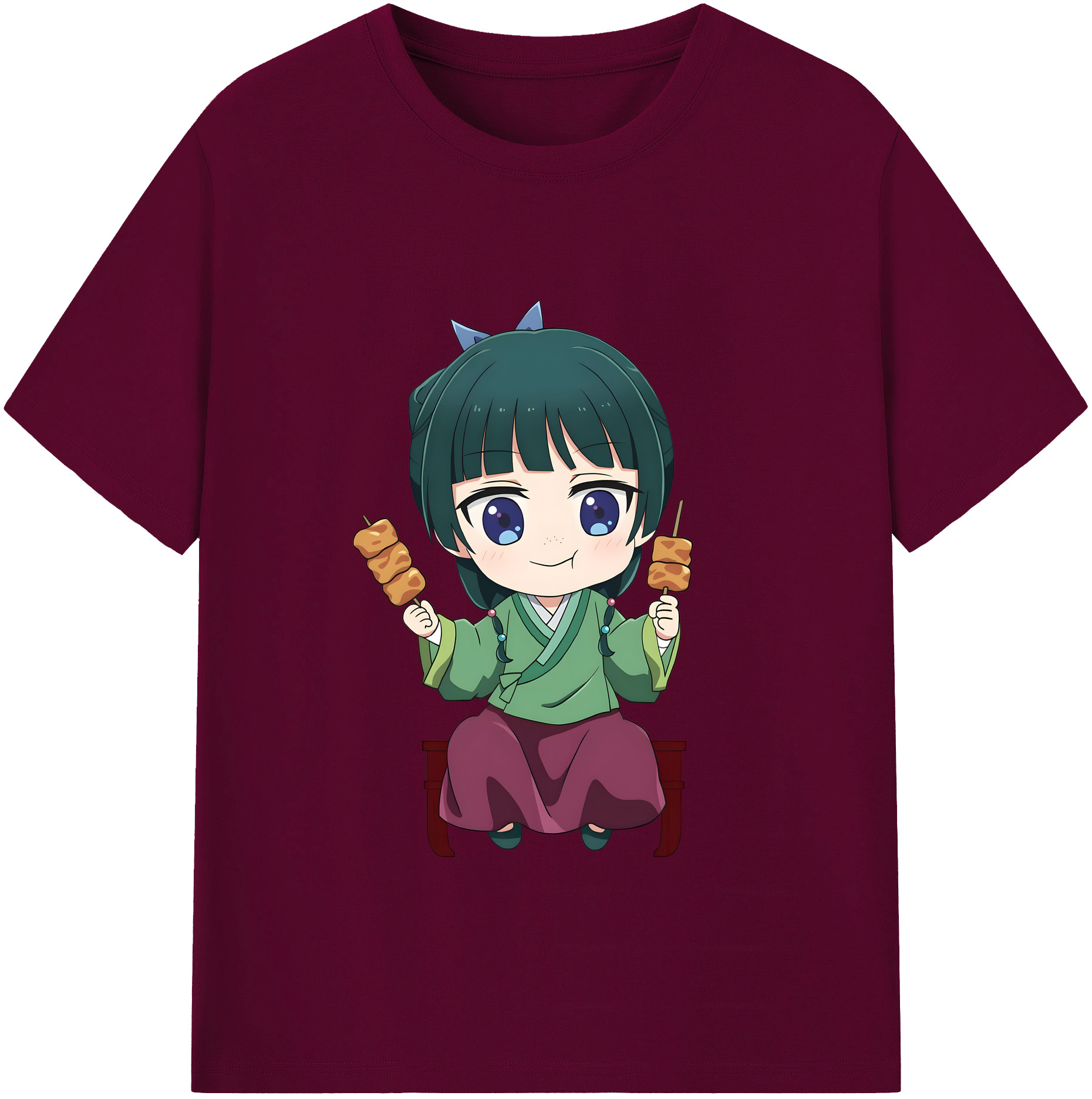 （画像用） 薬屋のひとりごと The Apothecary Diaries レディースカジュアルプリントTシャツ（綿100％）